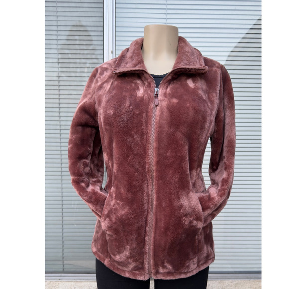 32 Degrees Heat Plush Fleece Zip Jacket M NWT Tan - Picture 4 of 8